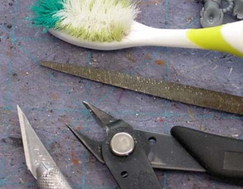 Warhammer 40k modeling mold line tools